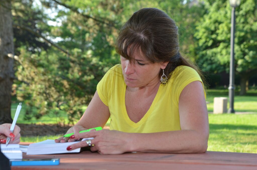 Studying on the Quad