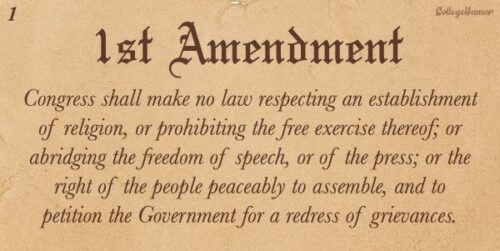 First Amendment: Free Speech